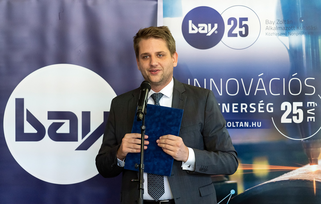 Bay Zoltán Research Institute receives funding in the Thematic Excellence Programme - Press conference, 26 June 2019 Bay Zoltán Research Institute receives funding in the Thematic Excellence Programme - Press conference, 26 June 2019