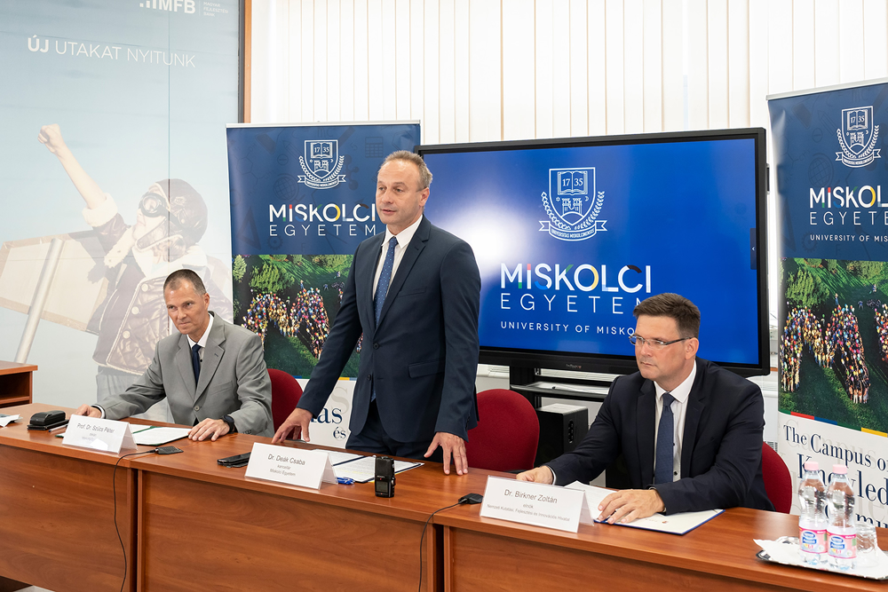 A Miskolci Egyetem támogatása a Tématerületi Kiválósági Programban - Sajtótájékoztató, 2019. július 17. A Miskolci Egyetem támogatása a Tématerületi Kiválósági Programban - Sajtótájékoztató, 2019. július 17.
