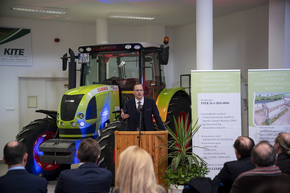 Agro-ICT Centre for Cooperation between Higher Education and Industry established in Gödöllő - 3 December 2019 Agro-ICT Centre for Cooperation between Higher Education and Industry established in Gödöllő - 3 December 2019